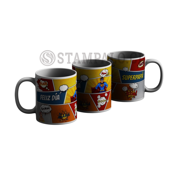 Taza | Feliz día superpapá