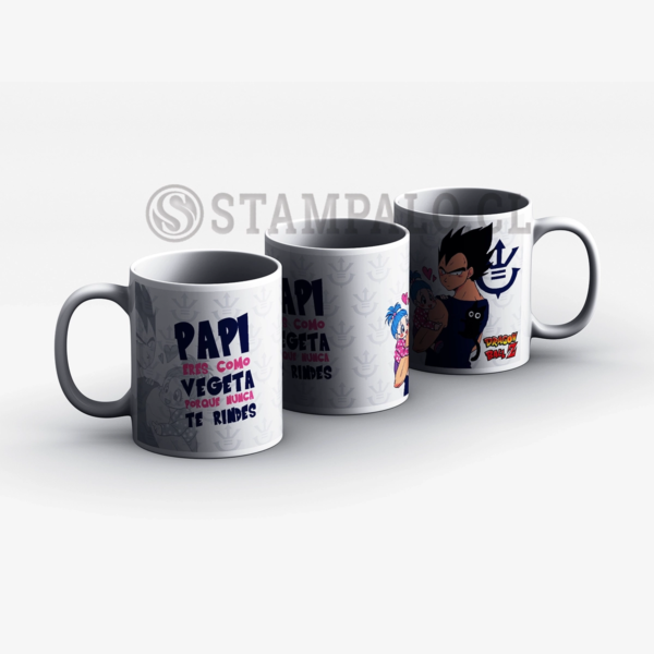 Taza | Papi eres como vegeta, porque nunca ...