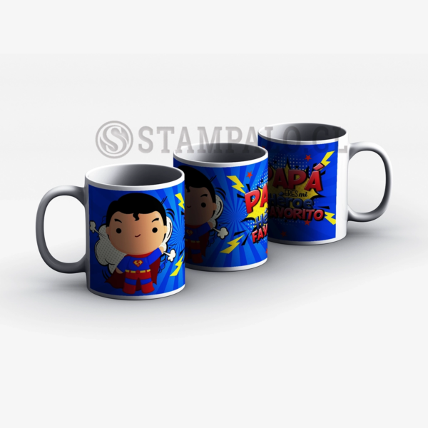 Taza | Papá eres mi héroe favorito - Superman