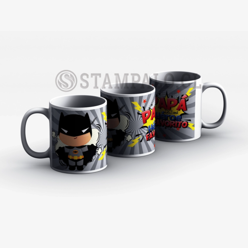 Taza | Papá eres mi héroe favorito - Batman - Imagen 1