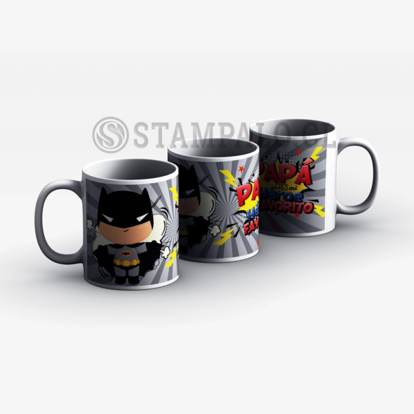 Taza | Papá eres mi héroe favorito - Batman