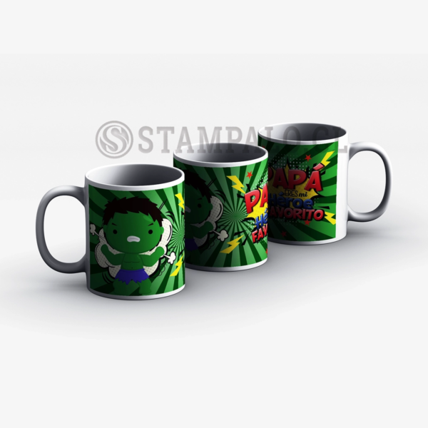 Taza | Papá eres mi héroe favorito - Hulk