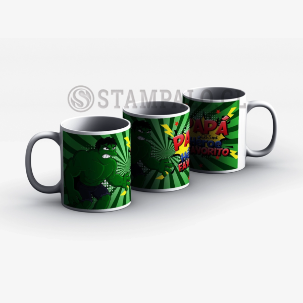 Taza | Papá eres mi héroe favorito - Hulk