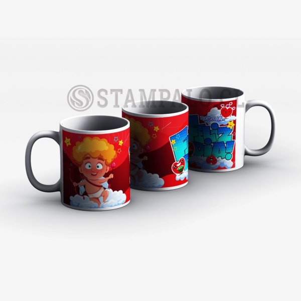 Taza | Te deseo un  feliz día - Cupido