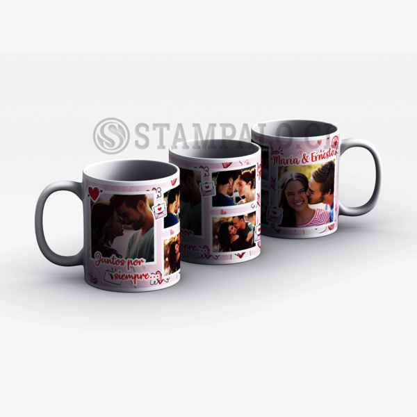 Taza | Juntos por siempre - Nombre y Foto Personalizado
