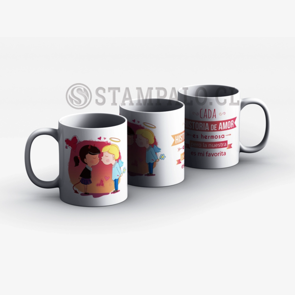 Taza | Cada historia de amora es ...