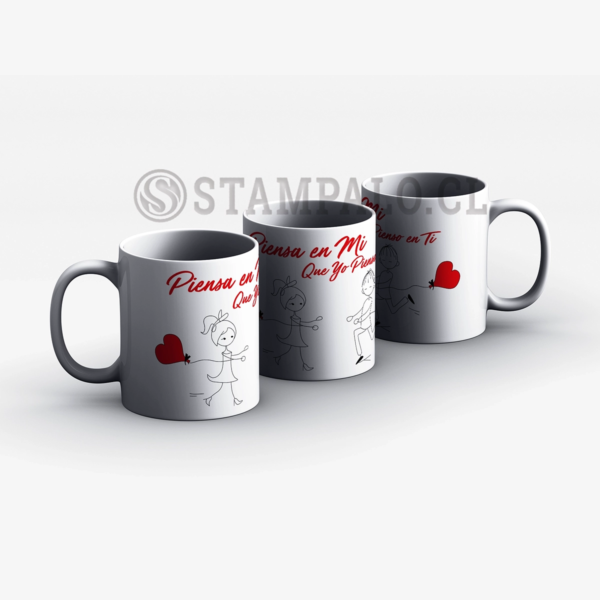 Taza | Piensa en mi que yo ...