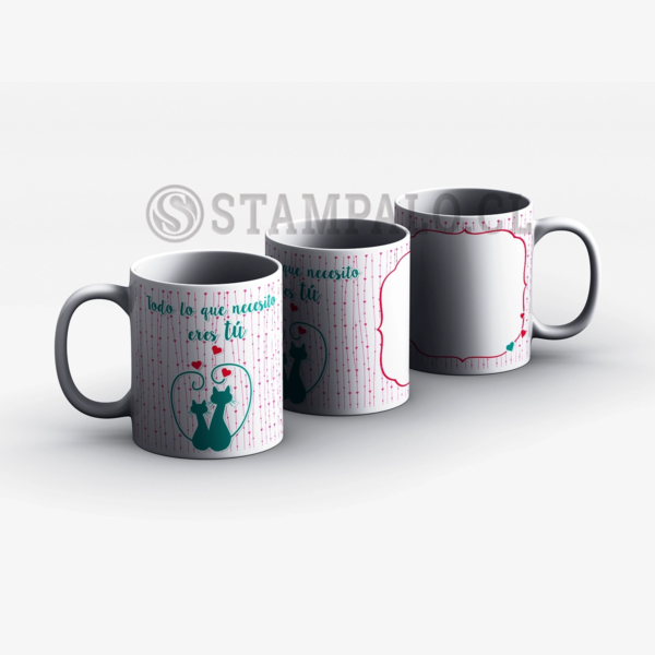 Taza | Todo lo que necesito eres tú  - Foto o Texto Personalizada