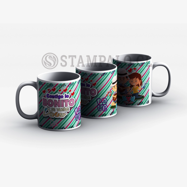 Taza | Contigo lo bonito se vuelve divino