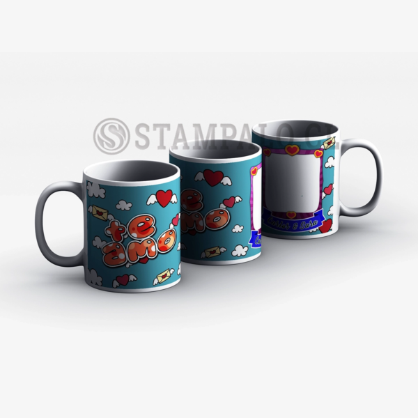 Taza | Te amo - Foto y Nombre Personalizados