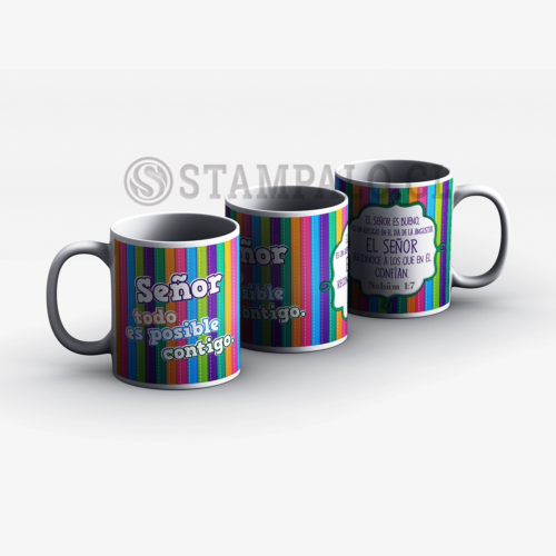 Taza | Señor todo es posible contigo - Imagen 1