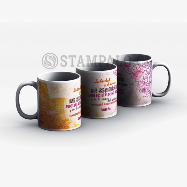 Taza | La bondad y el amor me  ...