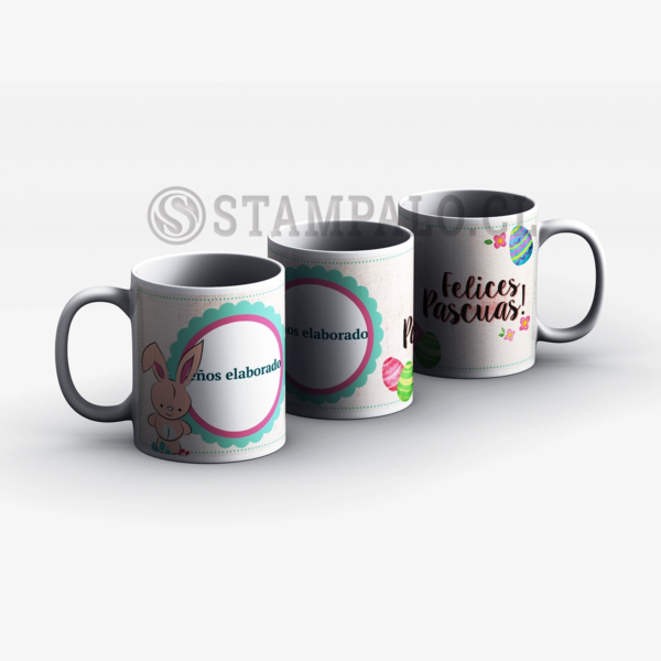 Taza | Felices pascuas - Foto personalizada
