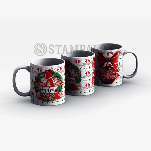Taza | Merry Christmas - Nombre A Personalizado - Imagen 1