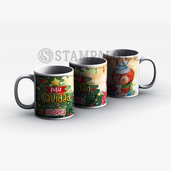 Taza | Feliz navidad y próspero... - Nombre Personalizado