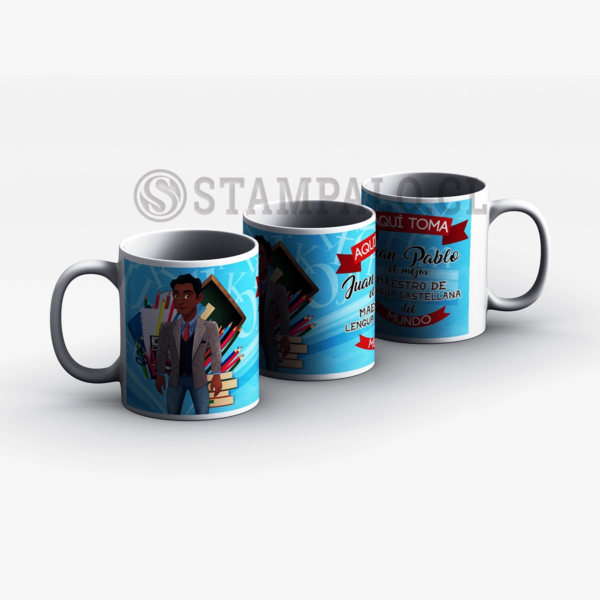 Taza | Aquí toma el mejor maestro ... - Nombre Personalizado