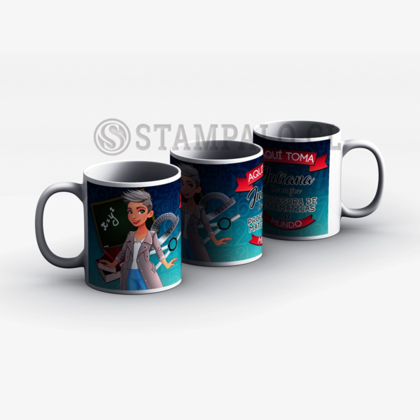 Taza | Aquí toma la mejor profesora... - Nombre Personalizado